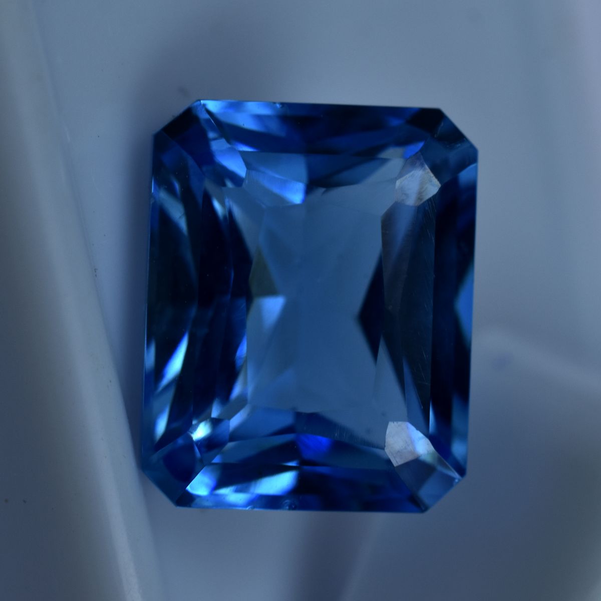 10.30 Ct Natural Best Blue Sapphire Rare Emerald Cut CERTIFIED Loose Gemstone