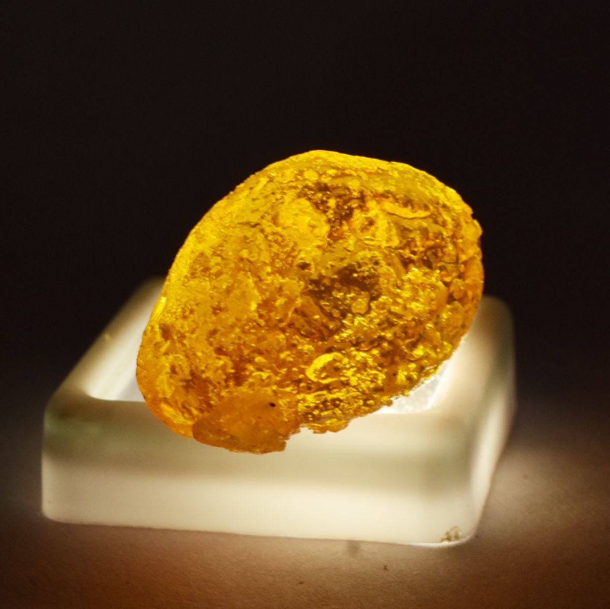 24.35 Ct Natural Rough CERTIFIED Orange Amber Uncut Raw Rough Loose Gemstone