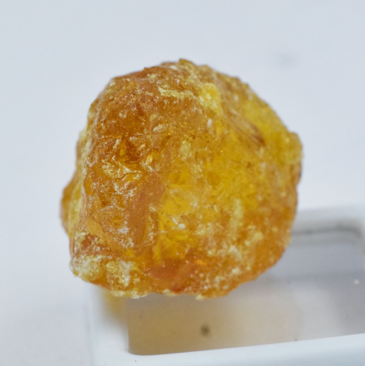 24.35 Ct Natural Rough CERTIFIED Orange Amber Uncut Raw Rough Loose Gemstone