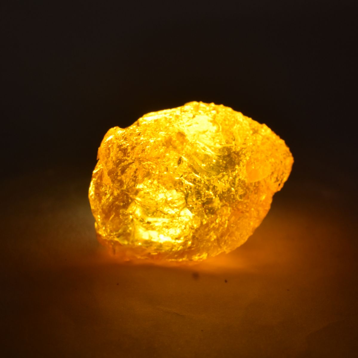 24.35 Ct Natural Rough CERTIFIED Orange Amber Uncut Raw Rough Loose Gemstone