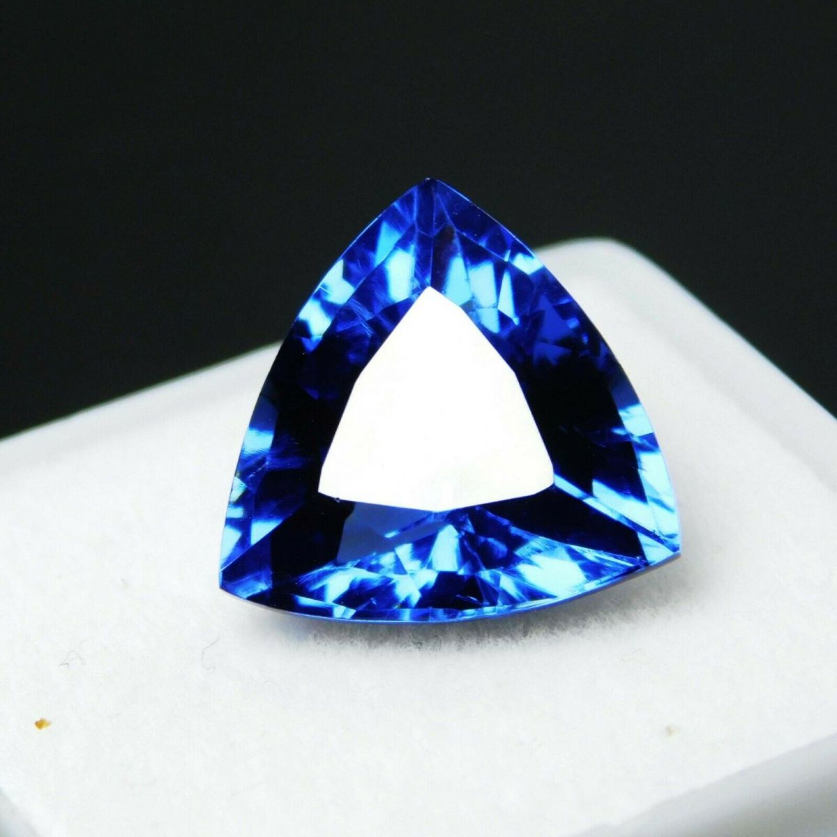 8 Ct Natural Blue Tanzanite Certified Loose Gemstones Trillion Shape