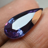 9.20 Ct Natural ALEXANDRITE Color Change Pear Cut CERTIFIED Loose Gemstone