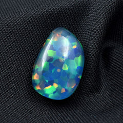 10.85 Carat Natural Multi-Color Opal Fancy Cut CERTIFIED Loose Gemstone