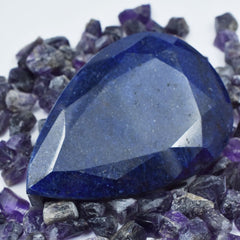 Natural Blue Sapphire Loose Gemstone CERTIFIED 845.12 Ct Pear Cut Huge Size