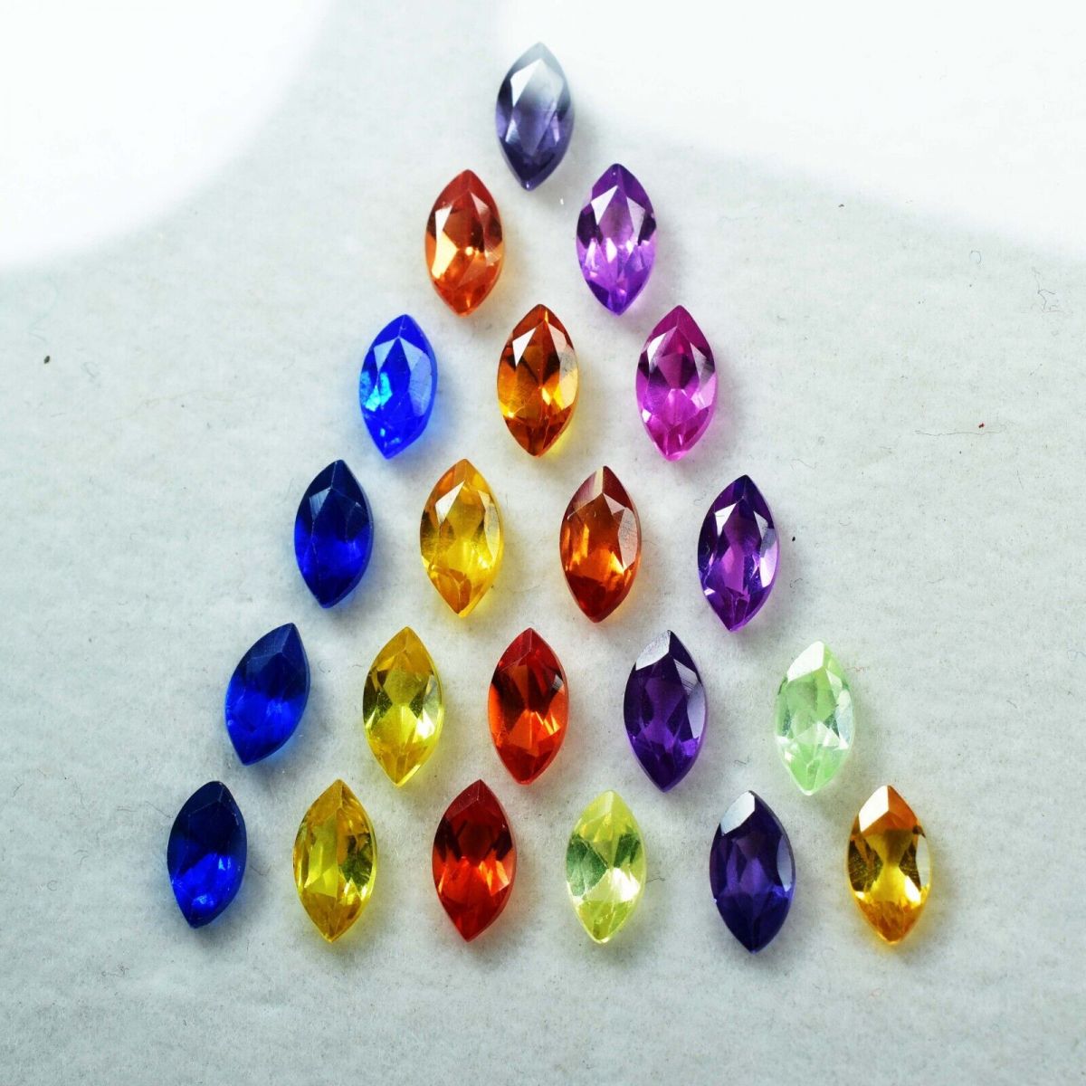 9 Pcs Mix Sapphire Natural Loose Gemstone Marquise Cut CERTIFIED Lot 8x4 mm