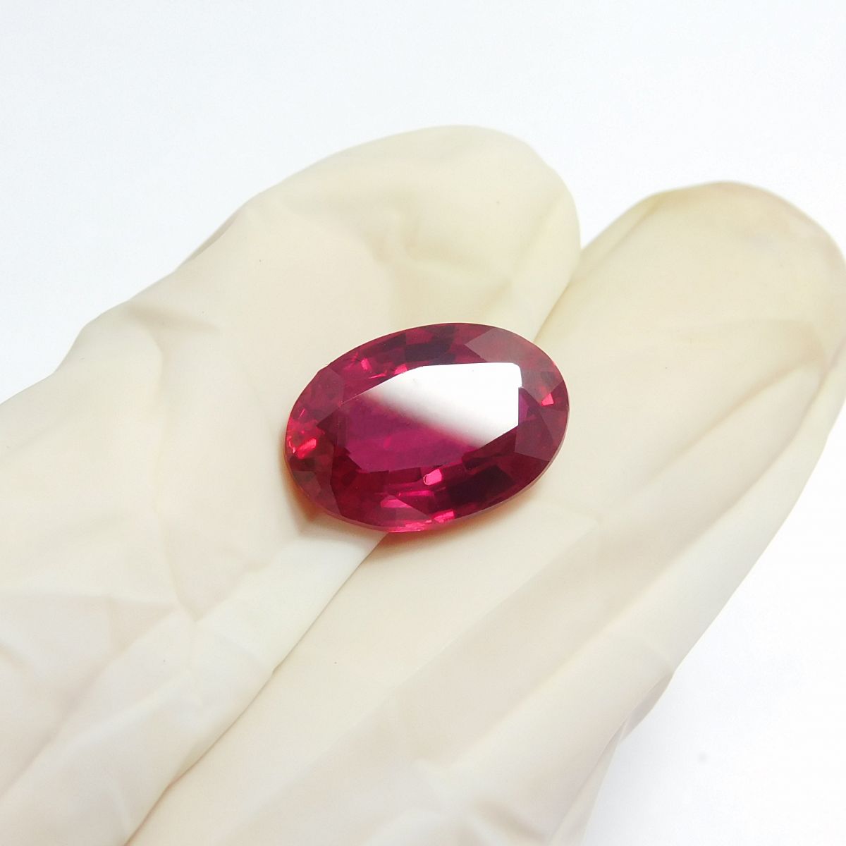 Huge Ring Size CERTIFIED 7.20 Ct Oval Cut Red Ruby Natural Loose Gemstone