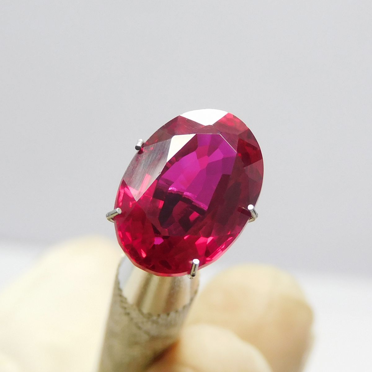 Huge Ring Size CERTIFIED 7.20 Ct Oval Cut Red Ruby Natural Loose Gemstone