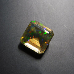 Square Cut 11.55 Ct Natural Fire Opal Loose Gemstone For Pendant CERTIFIED