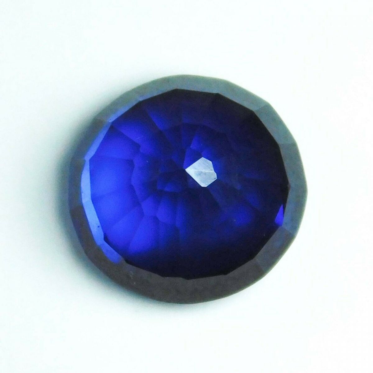 Natural Ceylon Blue Sapphire 9.70 Ct CERTIFIED Loose Gemstone Round Cut