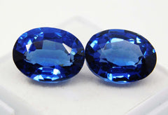 Flawless Blue Sapphire 21.65 Ct Natural Oval Shape CERTIFIED Loose Gemstone