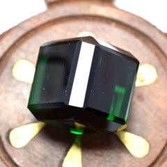 Cube Cut Lab-Created Emerald Green Pendent Size 53 Ct Loose Gemstone CERTIFIED