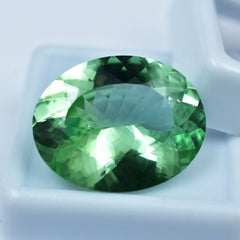 Montana Bluish Green Sapphire 22.90 Ct Natural CERTIFIED Oval Cut Loose Gemstone