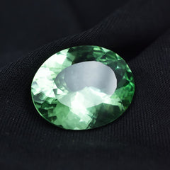 Montana Bluish Green Sapphire 22.90 Ct Natural CERTIFIED Oval Cut Loose Gemstone