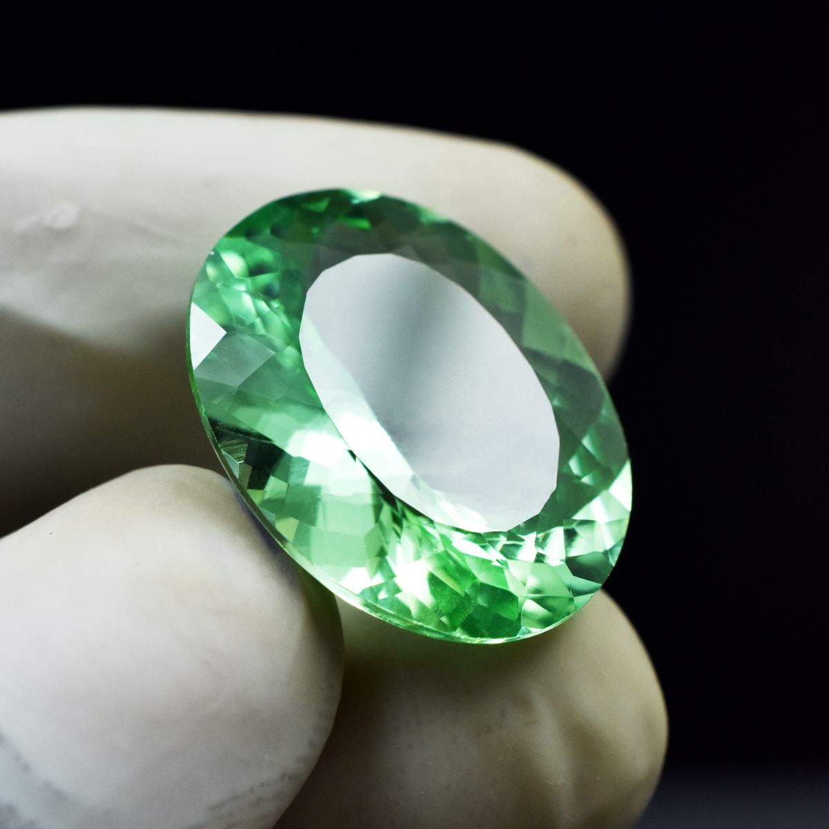 Montana Bluish Green Sapphire 22.90 Ct Natural CERTIFIED Oval Cut Loose Gemstone