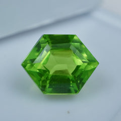 Fancy Cut 4.00 Ct Natural Gorgeous Green Peridot CERTIFIED Best Loose Gemstone