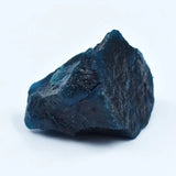 Blue rock on a white background