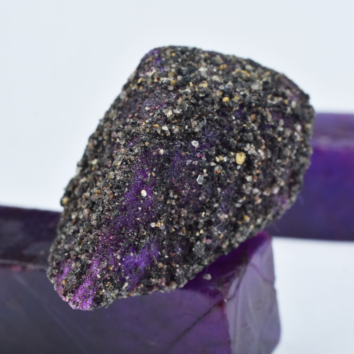 112.05 Ct Purple Sapphire Uncut Raw Rough Natural CERTIFIED Loose Gemstone