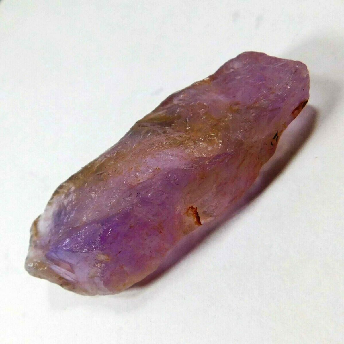 139 CT Natural Ametrine Rough CERTIFIED Bi-Color Huge Size Uncut Bolivian Rough