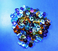 24 PCS & More LOT 250 Ct A++ Topaz Loose Gemstone Mix Colors & Shapes CERTIFIED