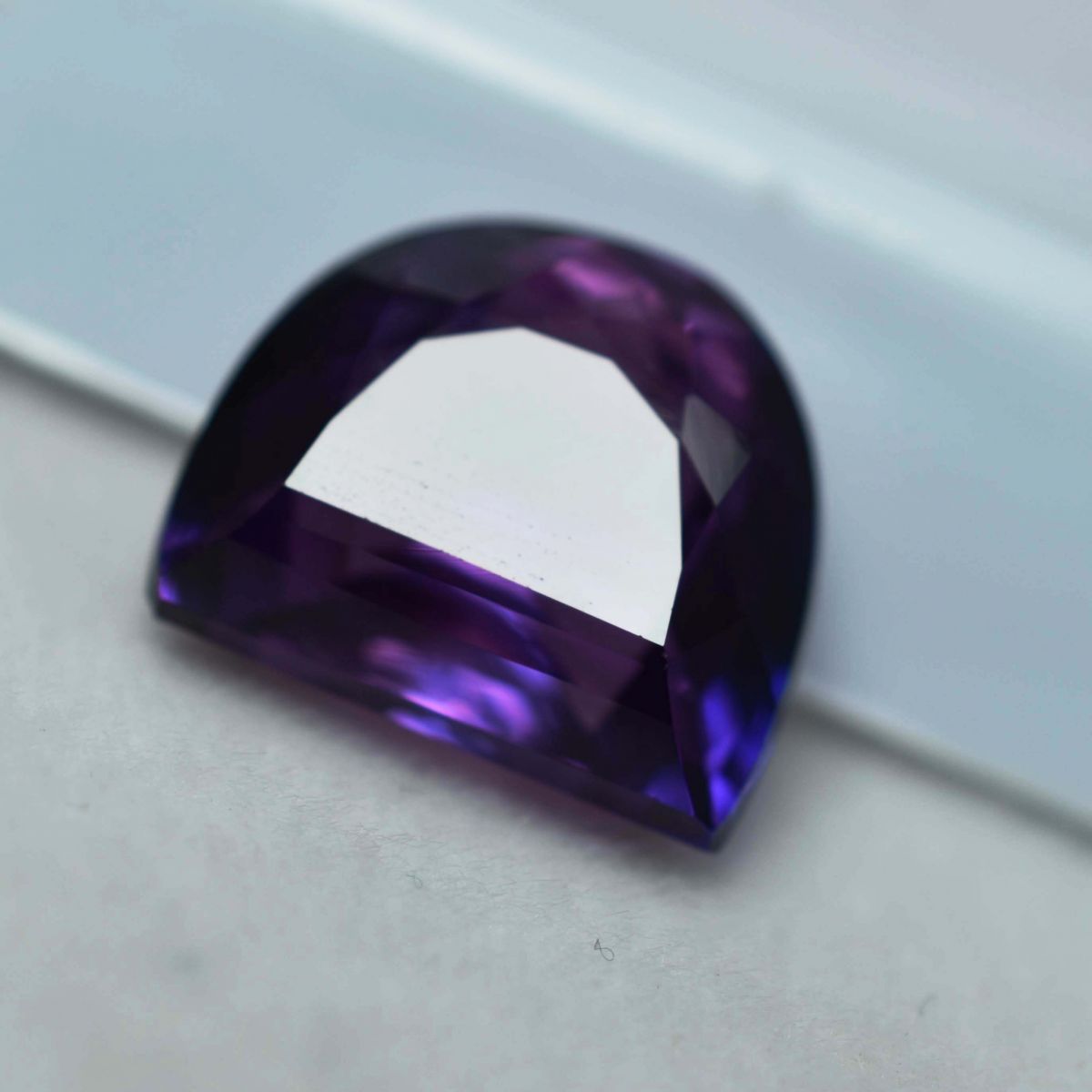 5.25Ct Natural PURPLE Tanzanite FANCY Cut CERTIFIED Rare Loose Gemstone