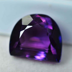 5.25Ct Natural PURPLE Tanzanite FANCY Cut CERTIFIED Rare Loose Gemstone