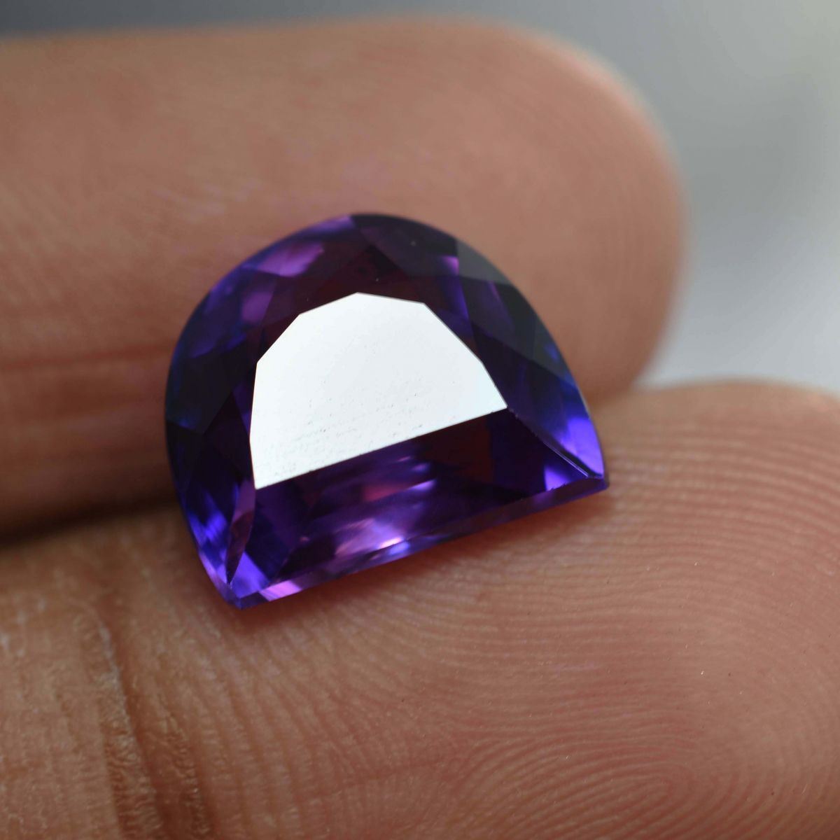 5.25Ct Natural PURPLE Tanzanite FANCY Cut CERTIFIED Rare Loose Gemstone