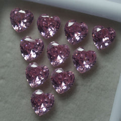 Natural Pink SAPPHIRE Loose Gems 30 Pcs Gemstone CERTIFIED Lot 6 mm Heart Cut