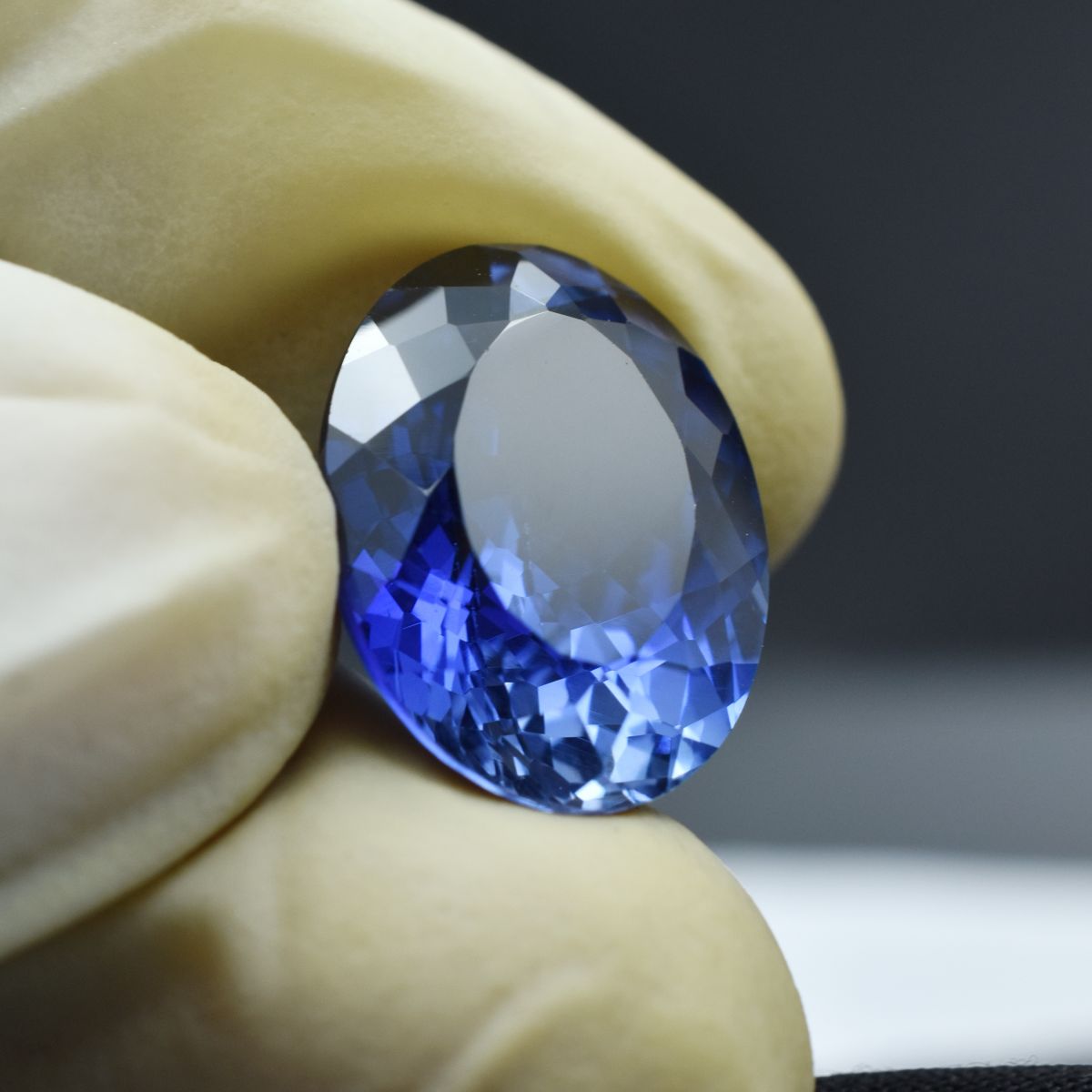 8.70 Ct Natural Blue Tanzanite Rare Oval Cut CERTIFIED Loose Gemstone For Ring