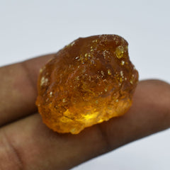 Natural Brazilian Yellow Golden Amber Loose Gemstone Rough 142.32 Ct CERTIFIED