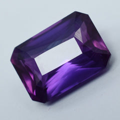 NATURAL Tanzanite Purple Rare Emerald Cut Ring Size 12.00 Ct CERTIFIED Gemstone