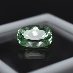 Natural Grandidierite CERTIFIED 11.05 Ct Bluish Green Cushion Cut Loose Gemstone