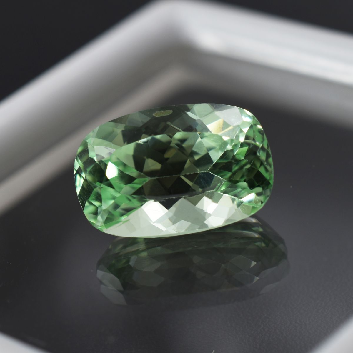 Natural Grandidierite CERTIFIED 11.05 Ct Bluish Green Cushion Cut Loose Gemstone