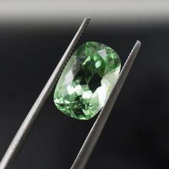 Natural Grandidierite CERTIFIED 11.05 Ct Bluish Green Cushion Cut Loose Gemstone