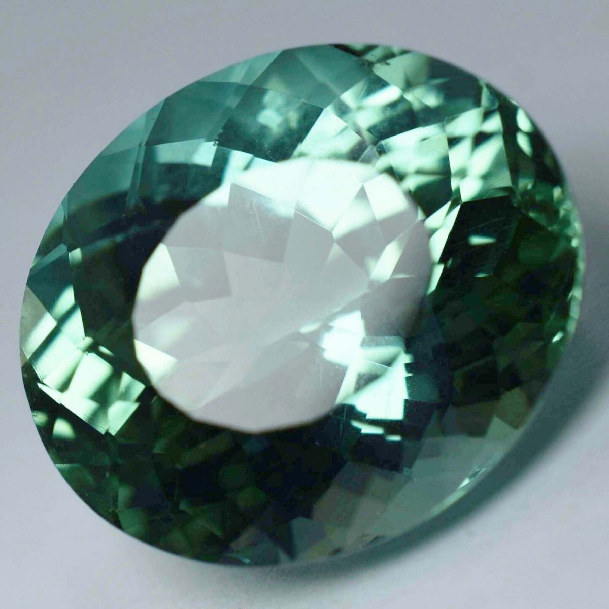 Natural Grandidierite CERTIFIED 14.50 Ct Bluish Green Oval Cut Loose Gemstone.