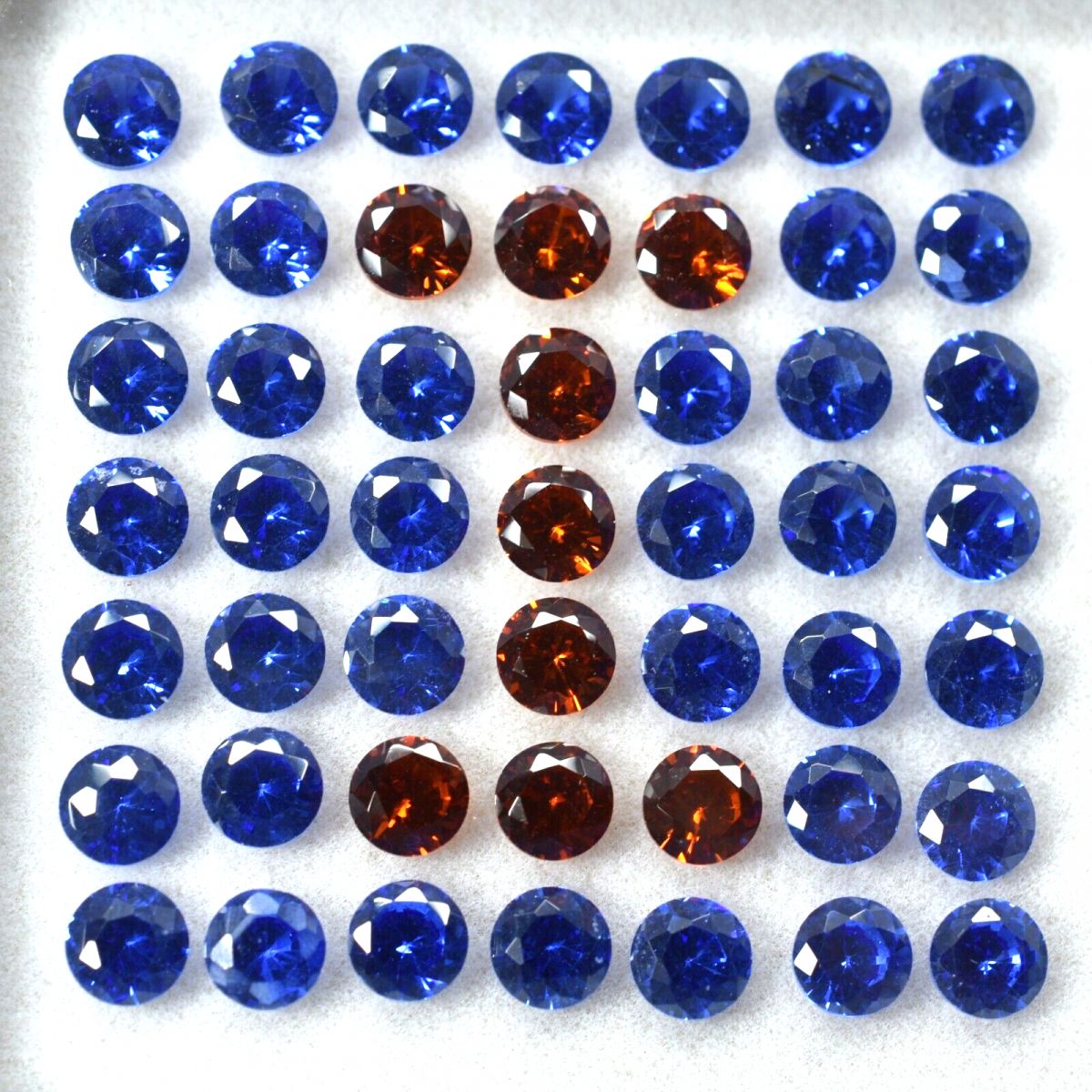 Round Cut Lot Ring Size Sapphire CERTIFIED 10 Pcs Natural 5x5 mm Loose Gemstone