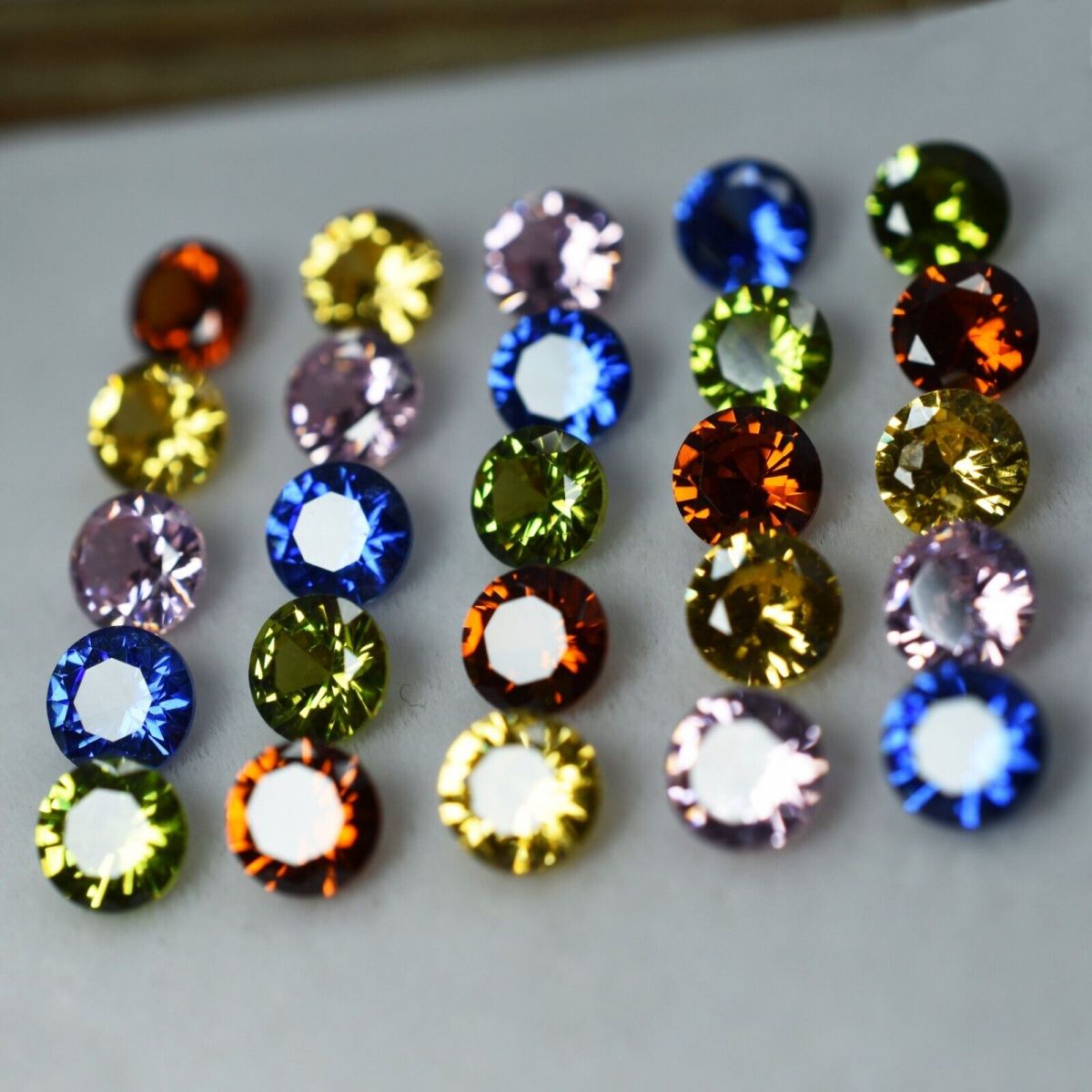 Round Cut Lot Ring Size Sapphire CERTIFIED 10 Pcs Natural 5x5 mm Loose Gemstone