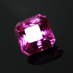 AAA+ NATURAL Pink SAPPHIRE Square Cut 8.25 Ct CERTIFIED Rare Loose Gemstone