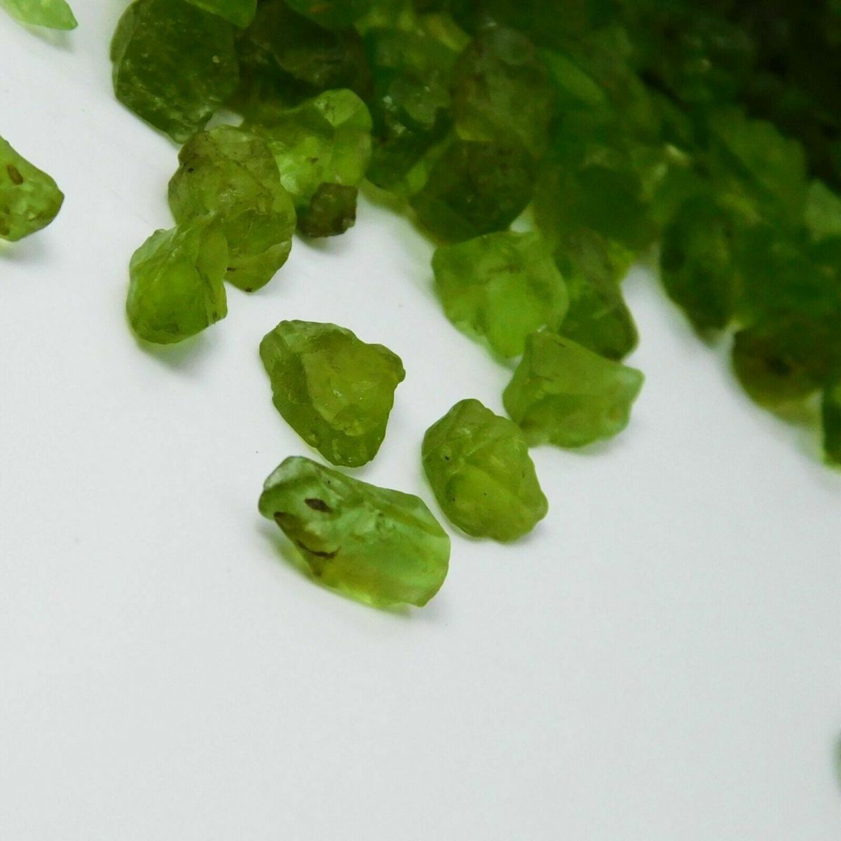 500.12 Ct NATURAL Peridot Green Uncut Rough CERTIFIED Rare Loose Gemstone Lot