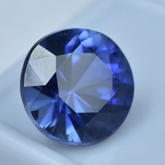 CERTIFIED Natural Blue Tanzanite Round Shape 8.90 Ct Loose Gemstone