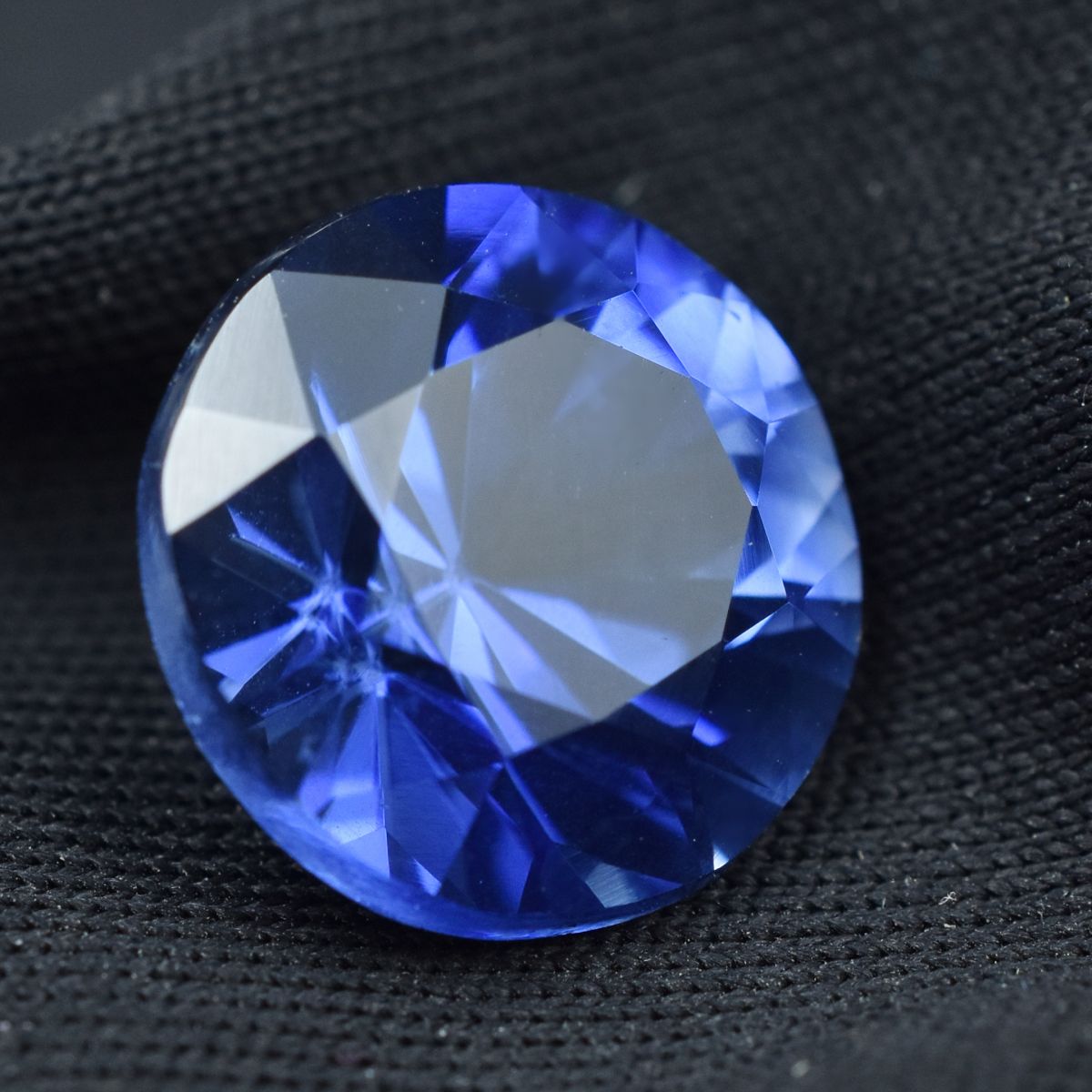 CERTIFIED Natural Blue Tanzanite Round Shape 8.90 Ct Loose Gemstone