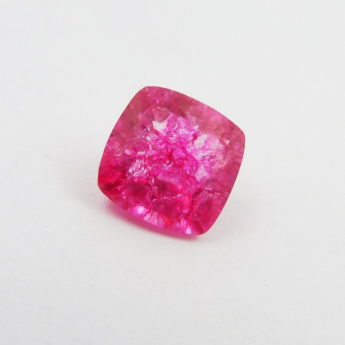 2.50 Ct Natural Ceylon Pink Sapphire Square Cushion Cut CERTIFIED Loose Gemstone