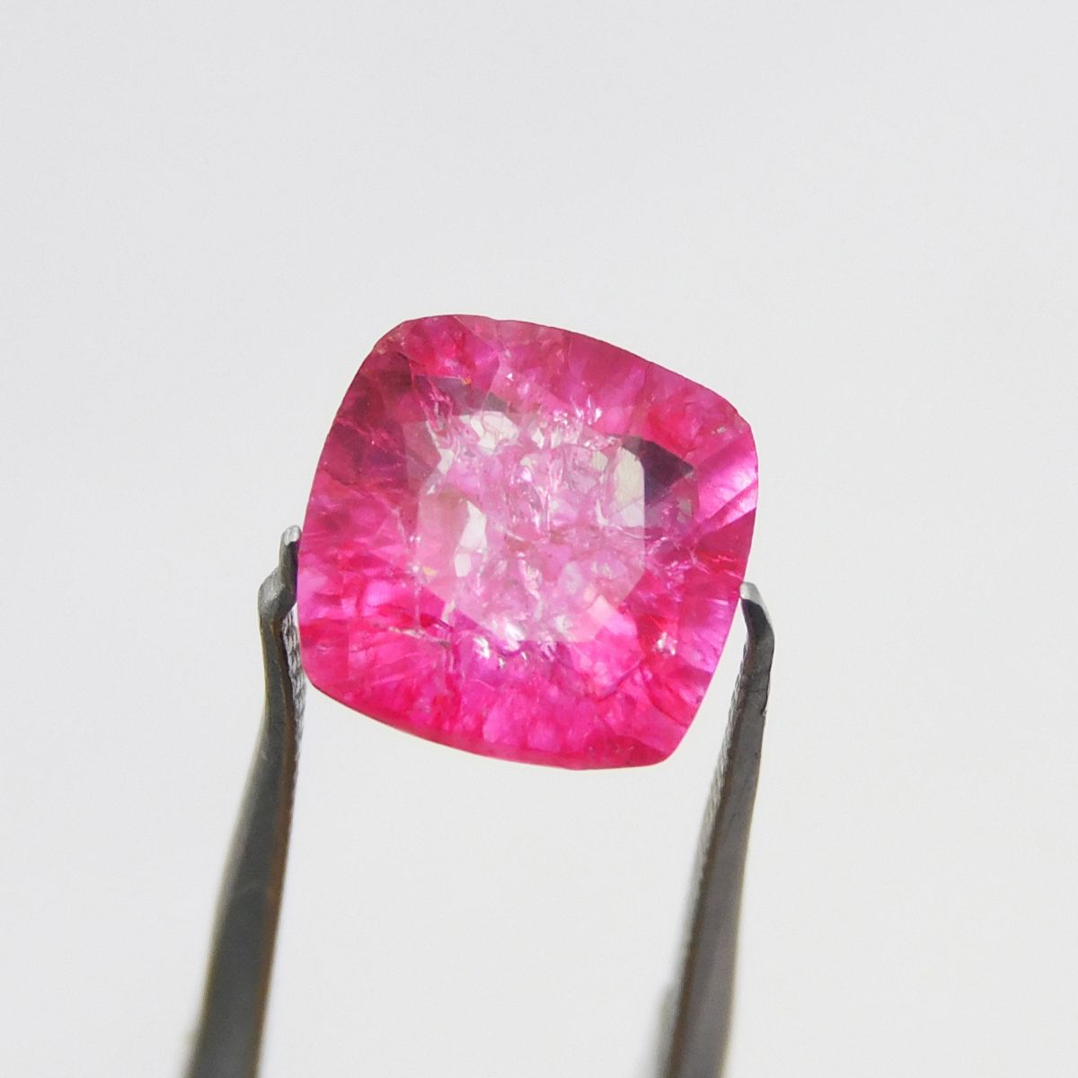 2.50 Ct Natural Ceylon Pink Sapphire Square Cushion Cut CERTIFIED Loose Gemstone