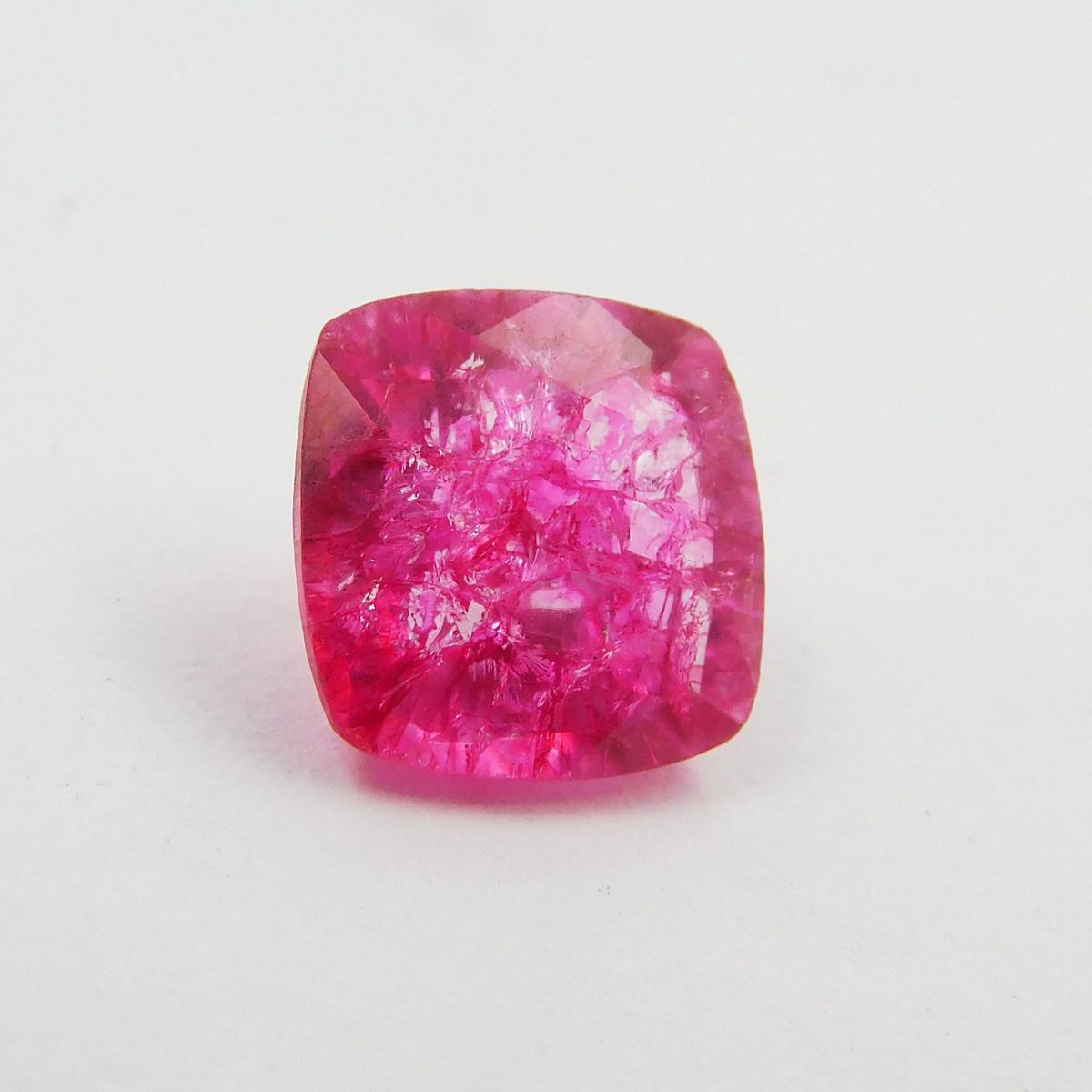 2.50 Ct Natural Ceylon Pink Sapphire Square Cushion Cut CERTIFIED Loose Gemstone