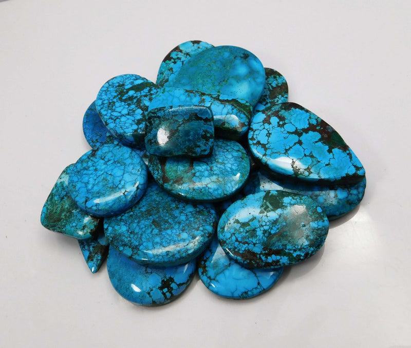 Blue Turquoise Gemstone Lot handcrafted jewelry supply stones