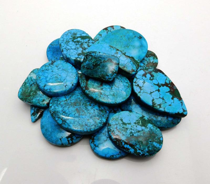 Blue Turquoise Gemstone Lot natural Arizona turquoise stones