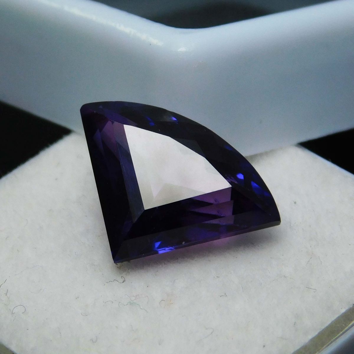 Extremely Rare Natural Fancy Cut CERTIFIED Purple Tanzanite 8 Ct Loose Gemstone