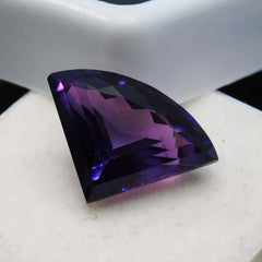 Extremely Rare Natural Fancy Cut CERTIFIED Purple Tanzanite 8 Ct Loose Gemstone