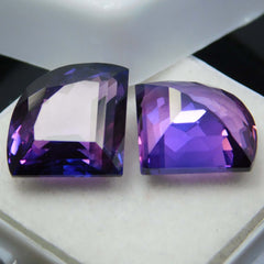 16.40 Carat Fancy Cut Rare Natural Purple Tanzanite CERTIFIED Loose Gemstone