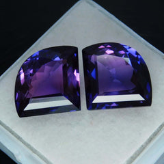 16.40 Carat Fancy Cut Rare Natural Purple Tanzanite CERTIFIED Loose Gemstone