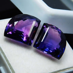 16.40 Carat Fancy Cut Rare Natural Purple Tanzanite CERTIFIED Loose Gemstone